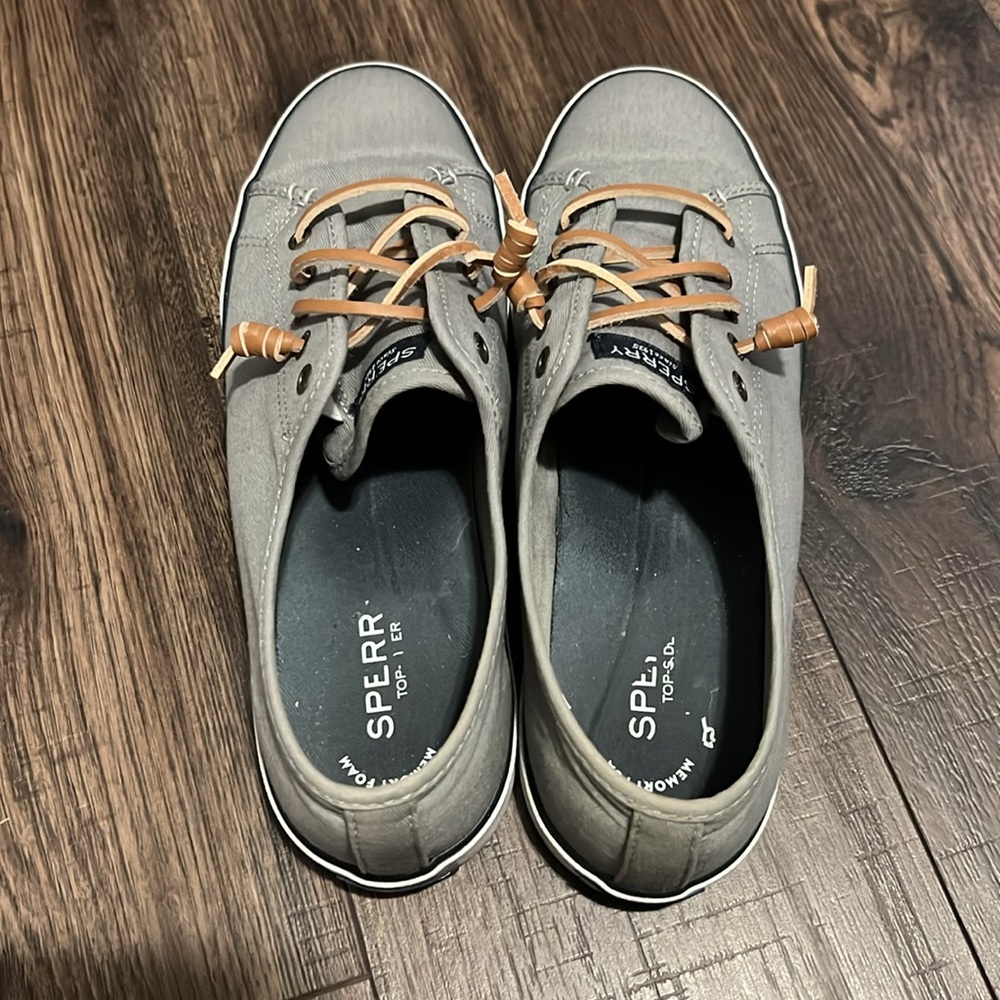 Sperry Memory Foam Gray Top Sider - image 8
